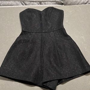 Black lace ASTR romper